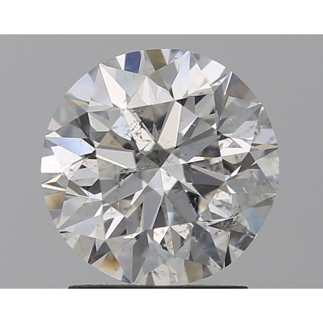 Diament szlif okrągły, 2ct, SI2, G, GIA 1459180723