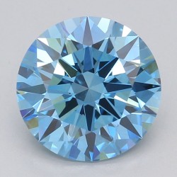 Diament laboratoryjny o barwie fantazyjnej szlif okrągły, 1.63ct, VVS2, Fancy Intense Blue, IGI LG389933305