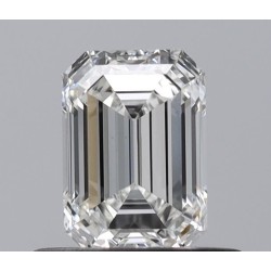 Diament szlif szmaragdowy, 0.5ct, VS1, H, GIA 7541310206