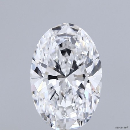 Diament laboratoryjny szlif owalny, 2.07ct, VVS2, E, IGI LG756521757