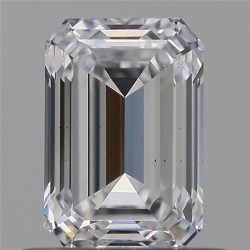 Diament szlif szmaragdowy, 0.7ct, VS2, D, GIA 7432298681