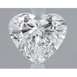 Diament serce, 0.5ct, VS2, F, GIA 5543202586