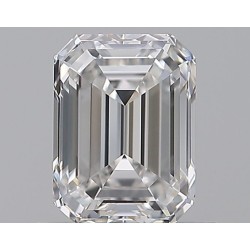 Diament szlif szmaragdowy, 0.9ct, VVS1, E, GIA 6435510344