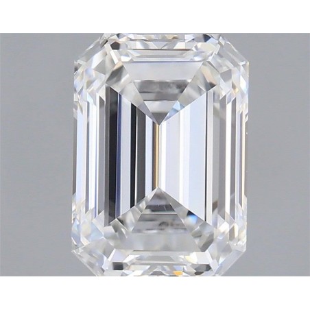Diament szlif szmaragdowy, 0.7ct, VS1, E, GIA 7541219585