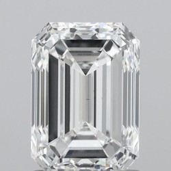 Diament szlif szmaragdowy, 1.5ct, VS2, E, GIA 7541295568