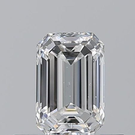 Diament szlif szmaragdowy, 0.5ct, VS2, F, GIA 2544272911