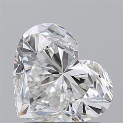 Diament serce, 1.7ct, VVS1, G, GIA 1543206909