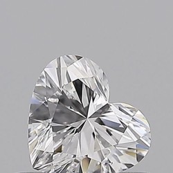 Diament serce, 0.51ct, VS2, D, GIA 2544169134