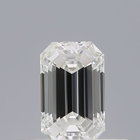 Diament szlif szmaragdowy, 0.4ct, VVS2, G, GIA 1543371414