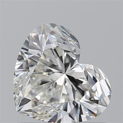 Diament serce, 0.9ct, VS1, I, GIA 6531538406