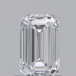 Diament szlif szmaragdowy, 1.01ct, VS1, D, GIA 6541195193
