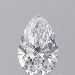 Diament szlif gruszkowy, 0.8ct, VS2, D, GIA 6535734016