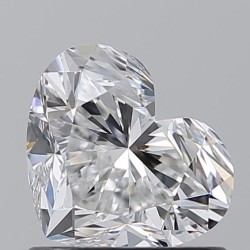 Diament serce, 0.9ct, VVS1, D, GIA 6532887684