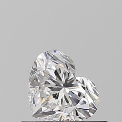 Diament serce, 0.5ct, VS1, E, GIA 6512946952