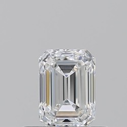 Diament szlif szmaragdowy, 0.5ct, VS1, E, GIA 2527541425