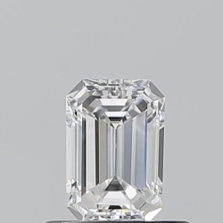 Diament szlif szmaragdowy, 0.5ct, VS2, E, GIA 7523540017