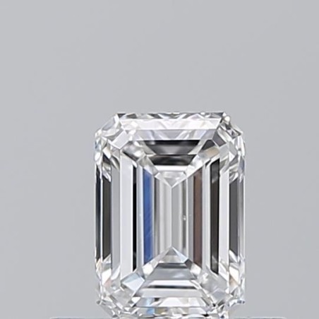 Diament szlif szmaragdowy, 0.5ct, VS2, D, GIA 6522558003
