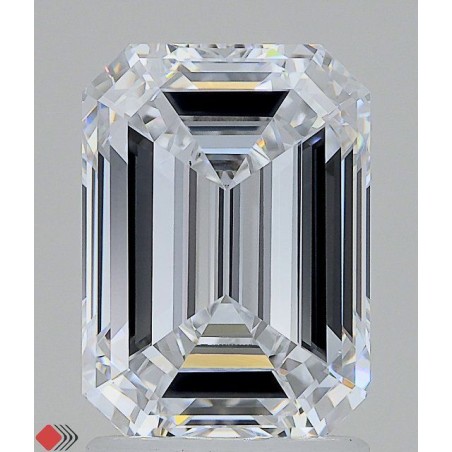 Diament laboratoryjny szlif szmaragdowy, 2.56ct, VVS1, E, IGI LG731543538