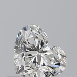 Diament serce, 0.5ct, VVS2, H, GIA 1548087740