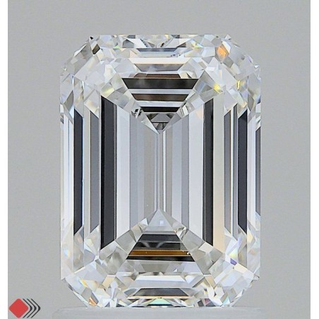 Diament laboratoryjny szlif szmaragdowy, 2.03ct, VVS1, E, IGI LG735536286