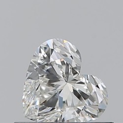 Diament serce, 0.5ct, VVS1, H, GIA 2235797734