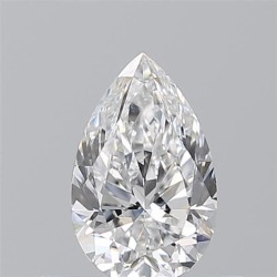 Diament szlif gruszkowy, 0.5ct, VS2, E, GIA 5543141623