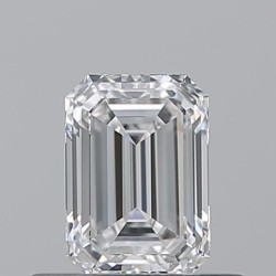 Diament szlif szmaragdowy, 0.51ct, VVS1, E, GIA 2546172541