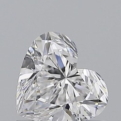 Diament serce, 0.7ct, VS2, D, GIA 6541169787