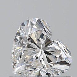 Diament serce, 0.7ct, VS1, H, GIA 2544214799