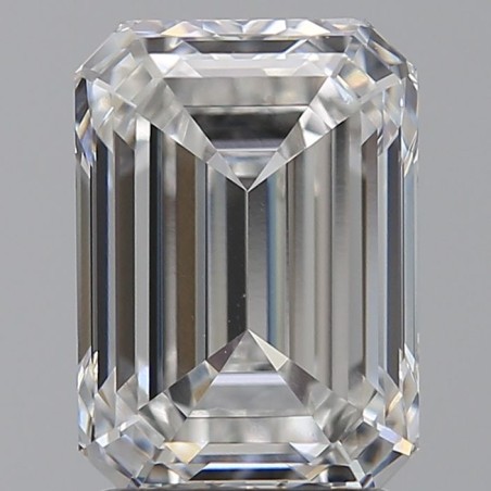 Diament laboratoryjny szlif szmaragdowy, 2.52ct, VVS1, E, IGI LG677517170