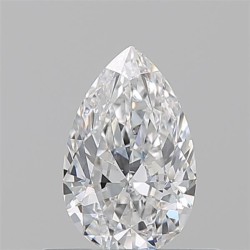 Diament szlif gruszkowy, 0.5ct, VS2, E, GIA 6531949610