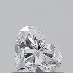 Diament serce, 0.5ct, VS1, E, GIA 7531996634