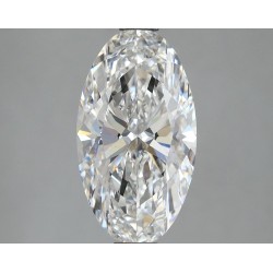 Diament laboratoryjny szlif owalny, 2.52ct, VVS2, E, IGI LG743532071