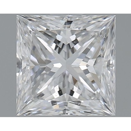 Diament szlif princess, 1ct, SI1, E, GIA 1533024101