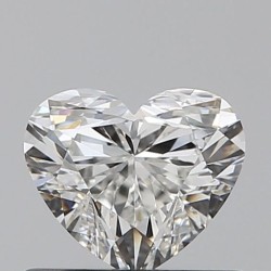 Diament serce, 0.51ct, VS1, G, GIA 2534311156