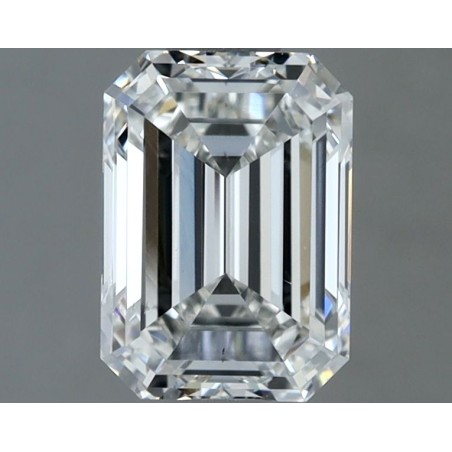 Diament szlif szmaragdowy, 1.3ct, SI1, H, GIA 6542060639