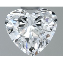 Diament serce, 0.6ct, VS1, F, GIA 6535673042