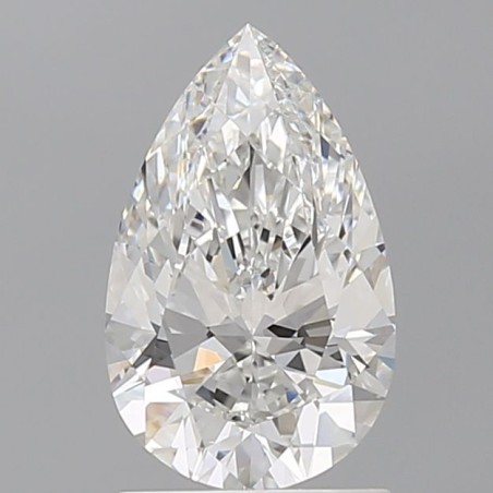 Diament laboratoryjny szlif gruszkowy, 1.58ct, VVS2, E, IGI LG705530075