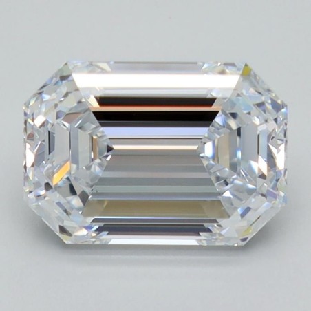 Diament laboratoryjny szlif szmaragdowy, 2.72ct, VVS1, E, GIA 7491215761