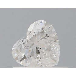 Diament serce, 0.5ct, VVS2, F, GIA 6542229170