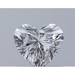 Diament serce, 0.5ct, VVS2, D, GIA 1535570605