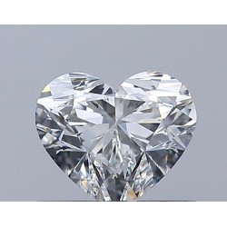 Diament serce, 0.5ct, VVS1, E, GIA 2527527303