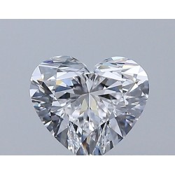 Diament serce, 0.55ct, VVS2, D, GIA 6531123185