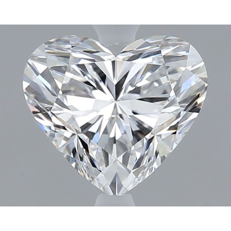 Diament serce, 0.6ct, VS2, D, GIA 7548211756