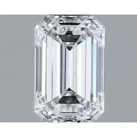 Diament szlif szmaragdowy, 0.7ct, VS1, D, GIA 6532260284