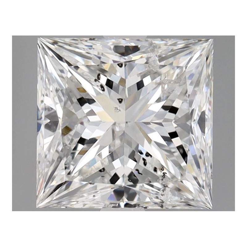 Diament szlif princess, 1.8ct, SI2, E, HRD 250000227997