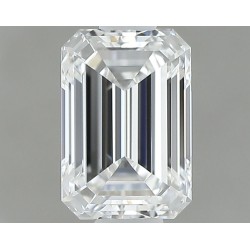 Diament szlif szmaragdowy, 0.6ct, VVS1, E, GIA 7518900543