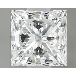 Diament szlif princess, 0.61ct, VVS2, D, GIA 6233607700