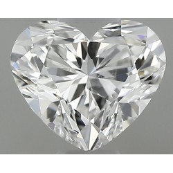 Diament serce, 0.4ct, SI2, F, GIA 6531210972