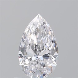 Diament szlif gruszkowy, 0.8ct, VVS1, D, GIA 6535729089